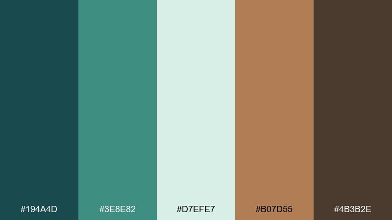 garden shed color palette with hex codes