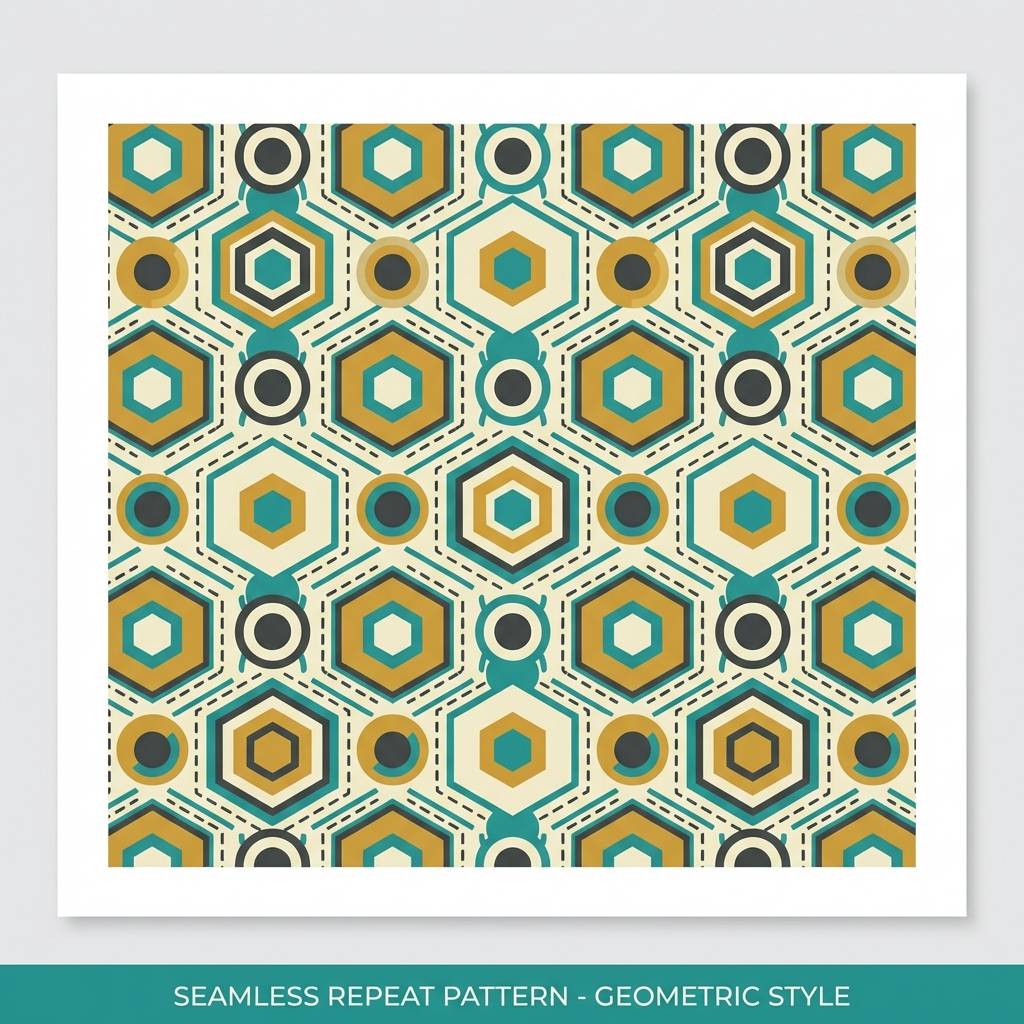 geometric textile pattern