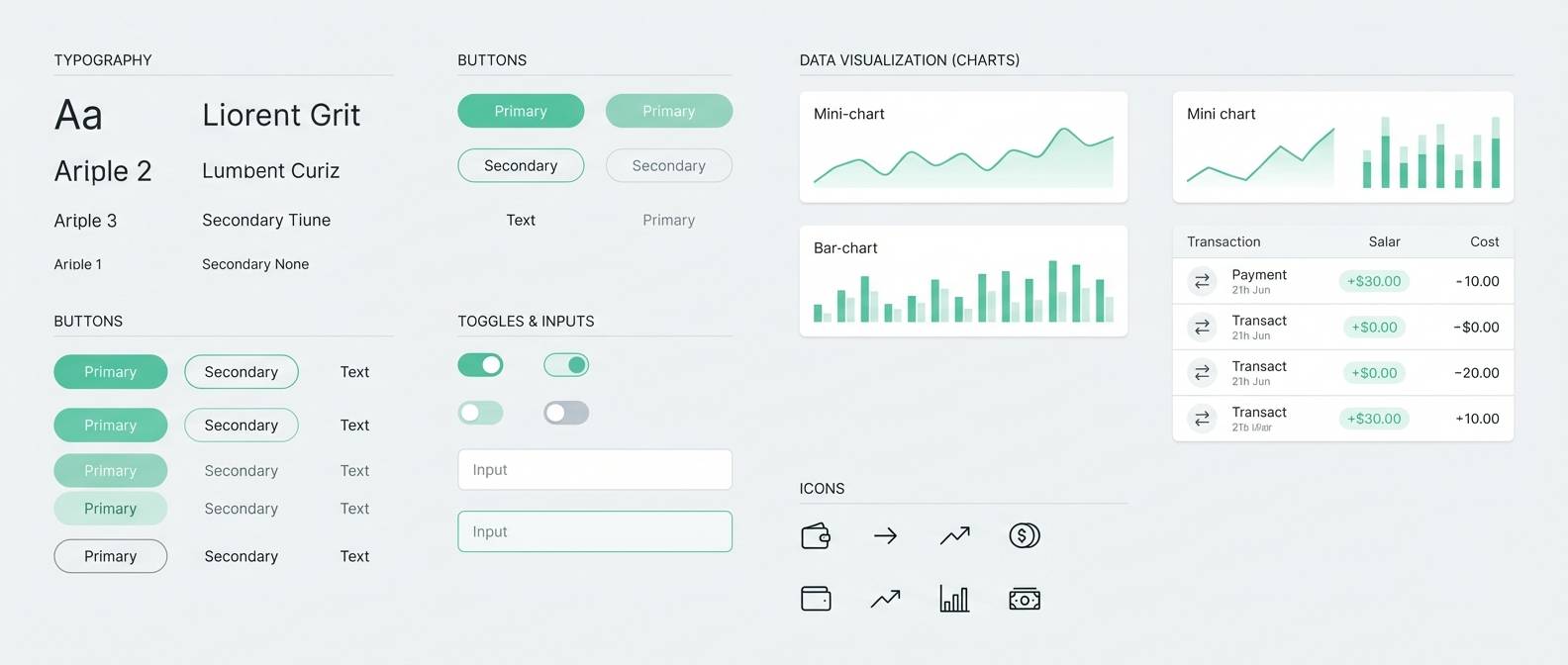 glacier fintech ui kit
