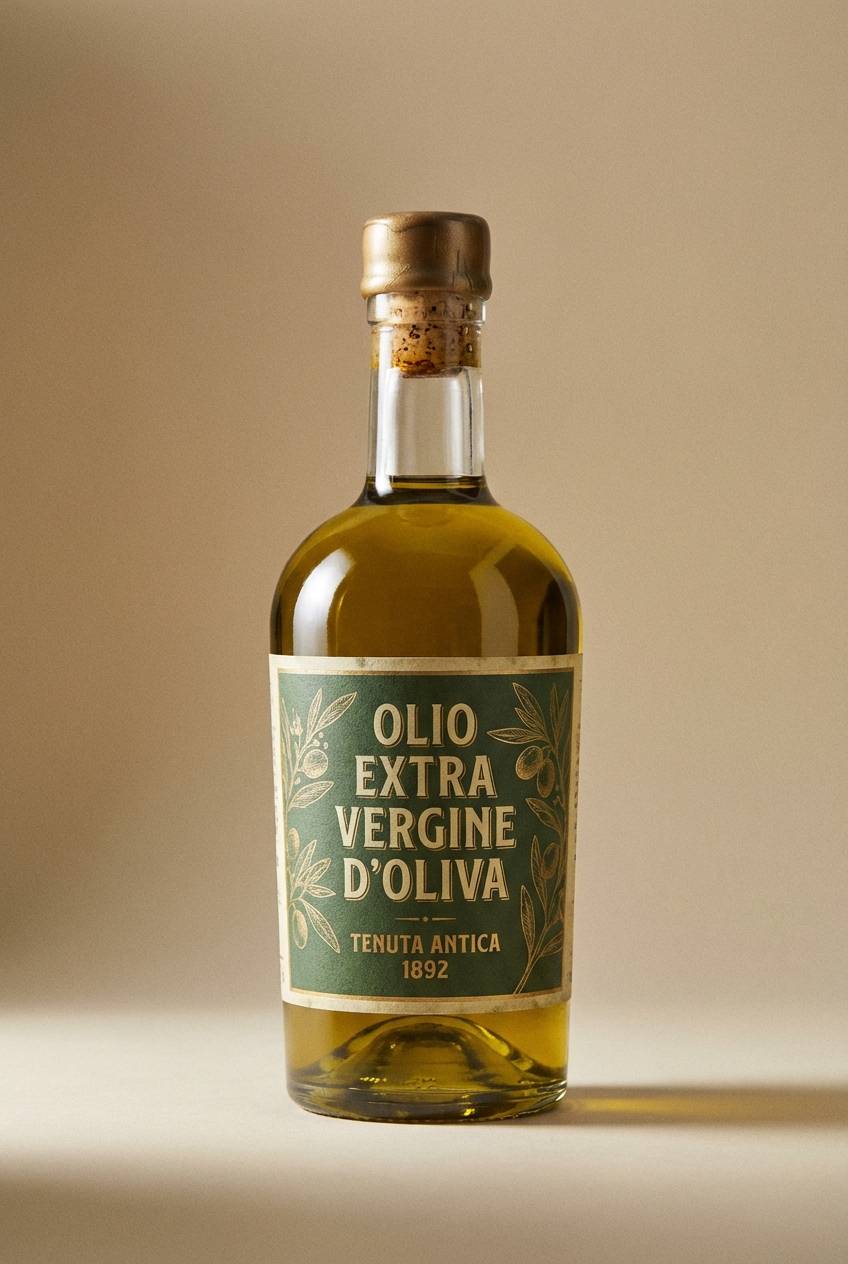 gourmet label mockup