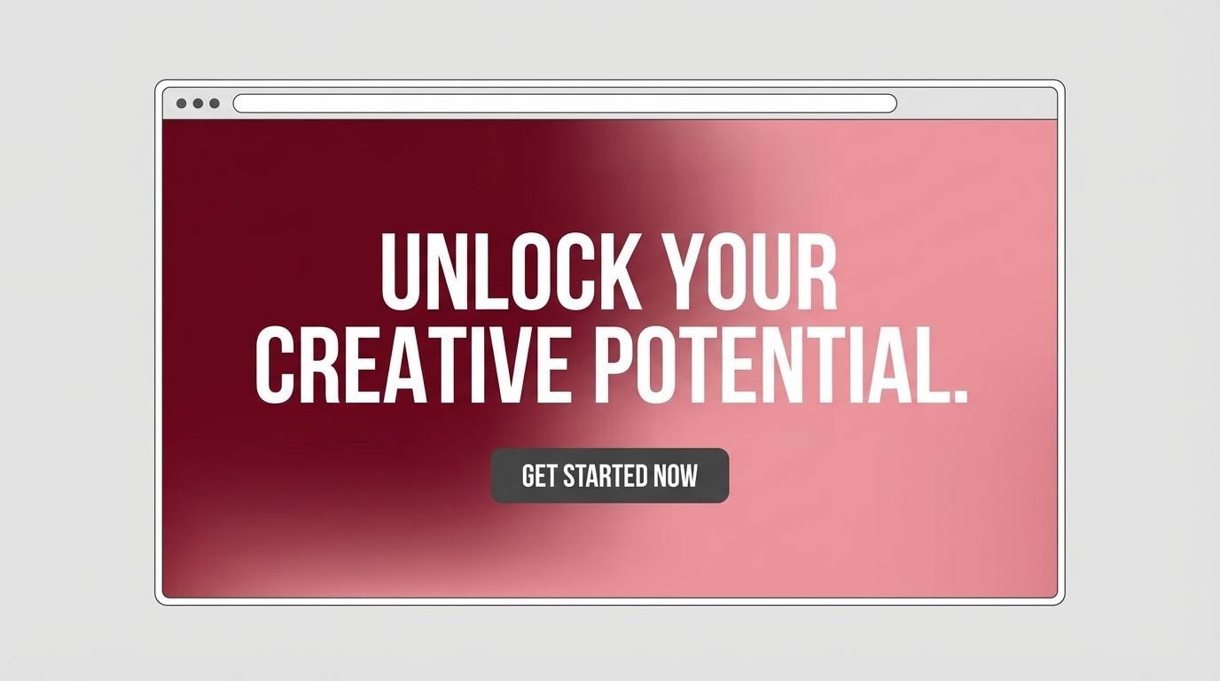 gradient hero section