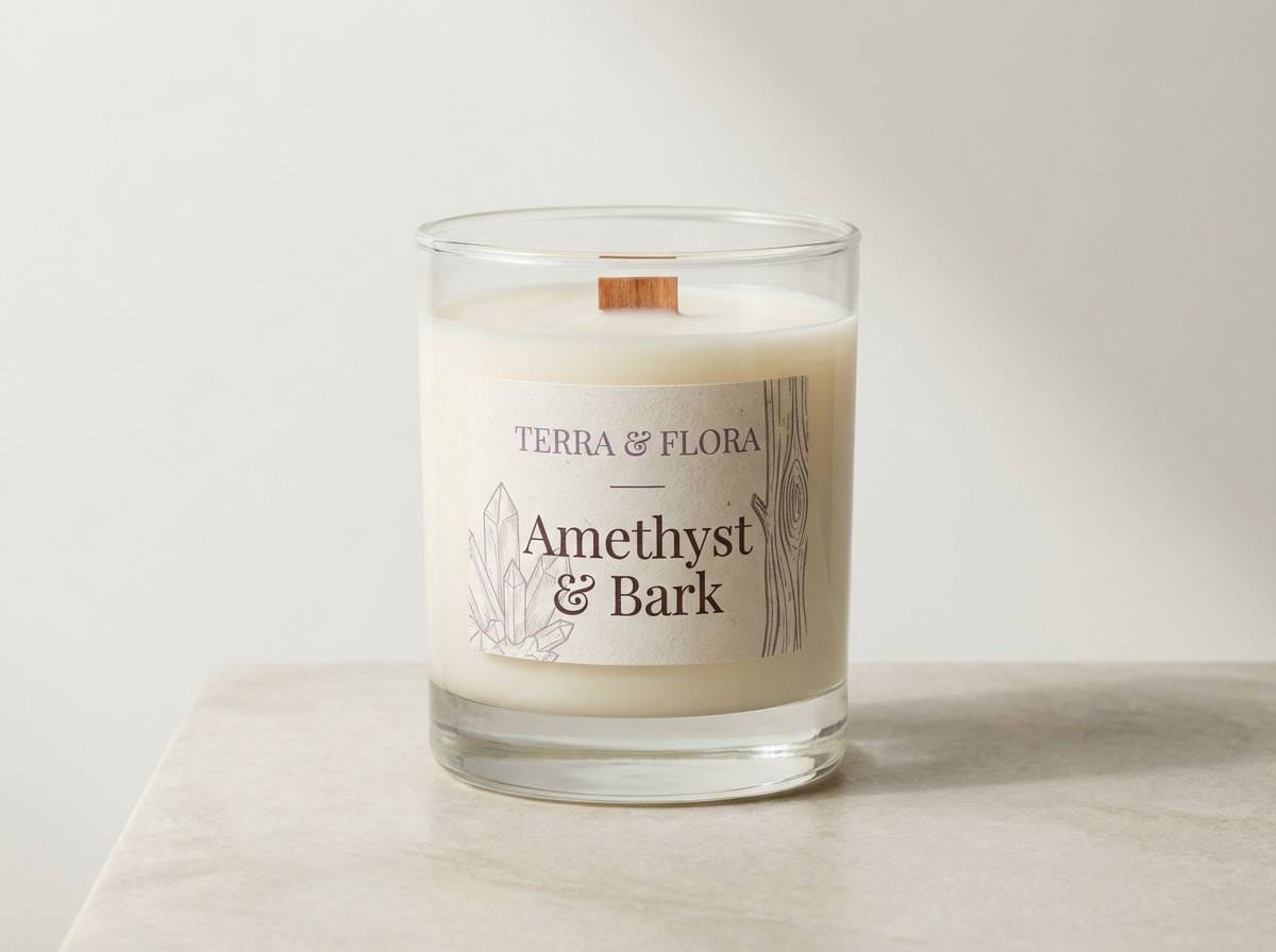 handcrafted candle label
