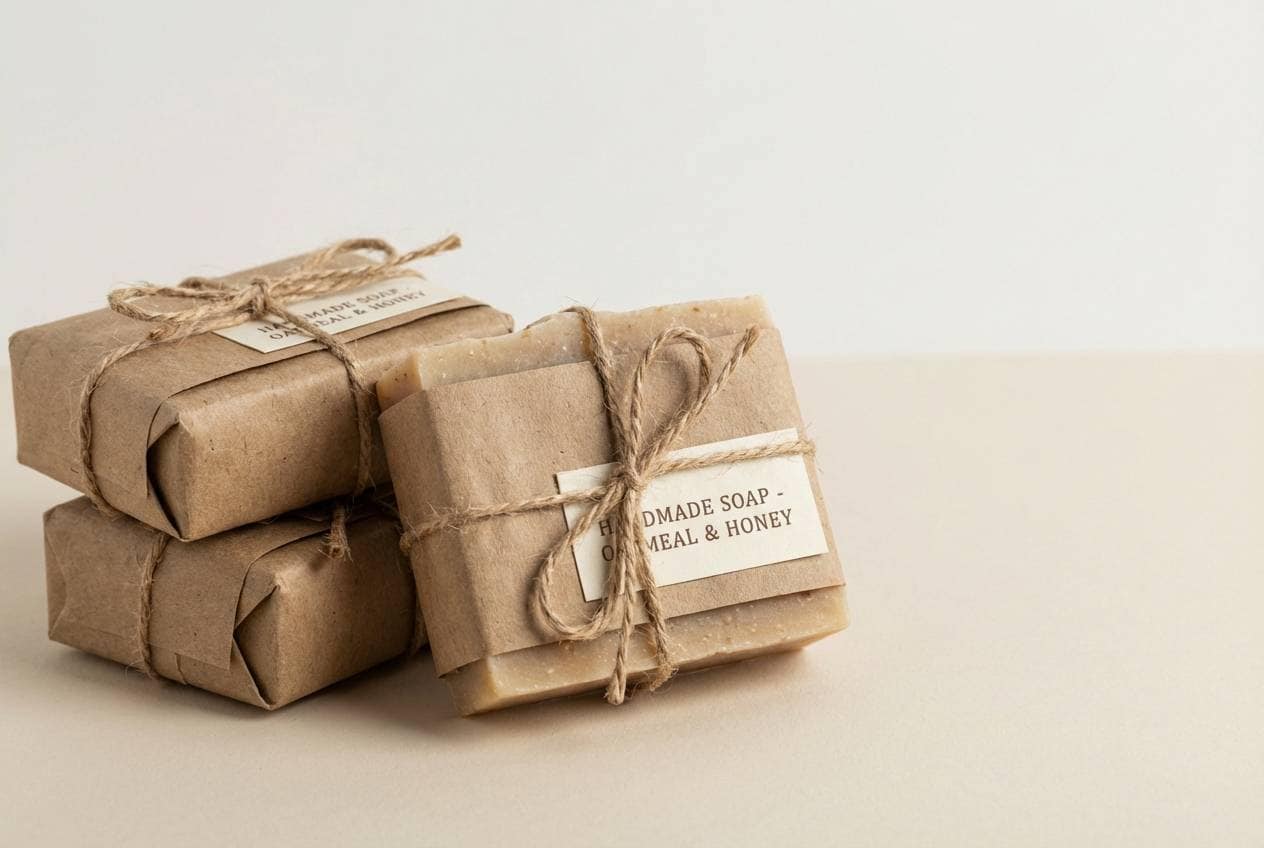 handmade soap packaging