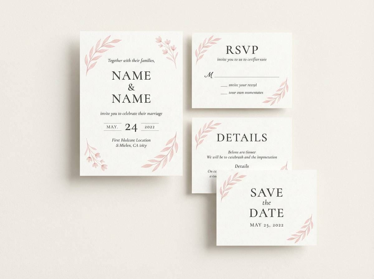 ivory blush wedding suite