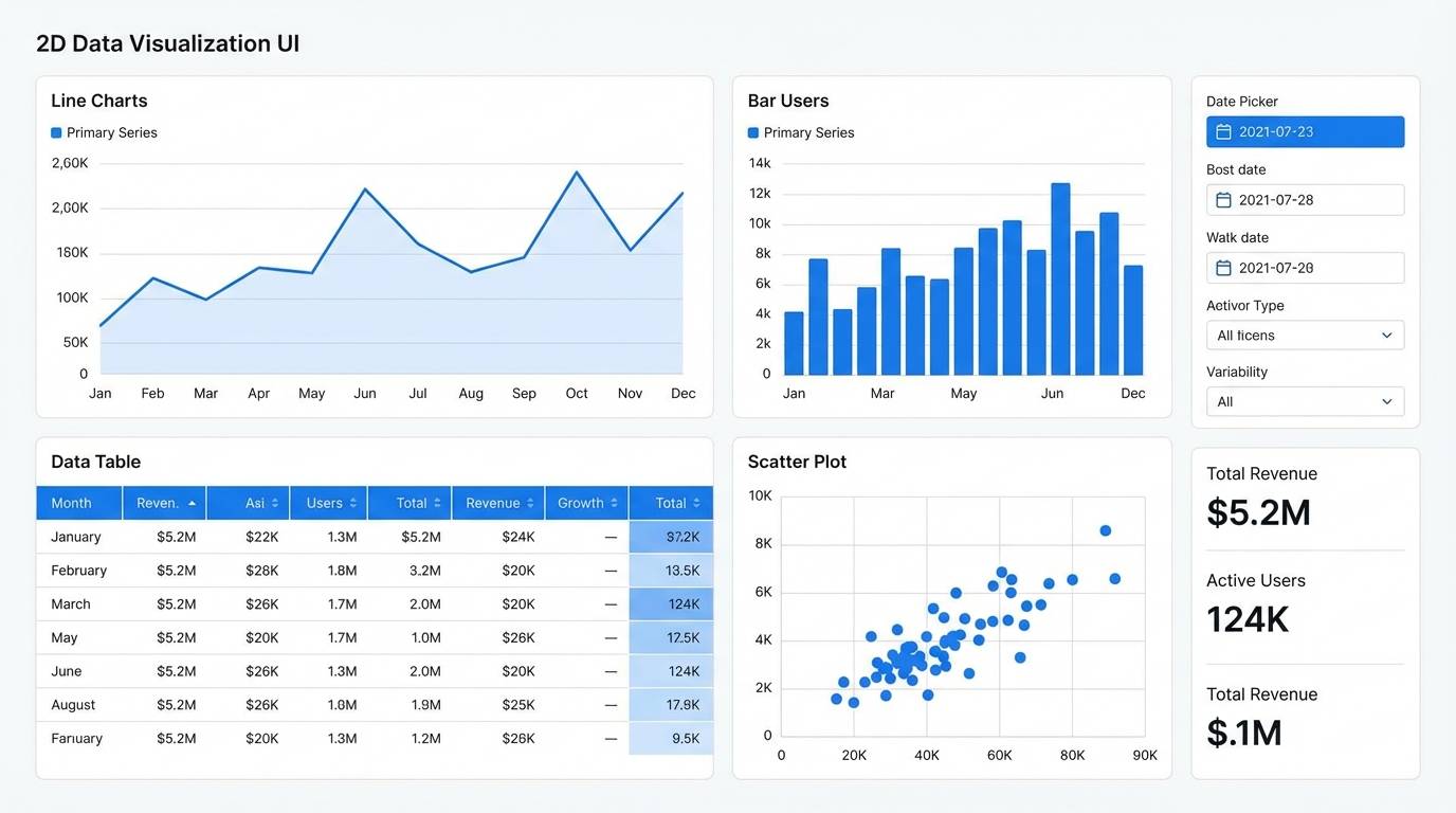 kpi dashboard charts