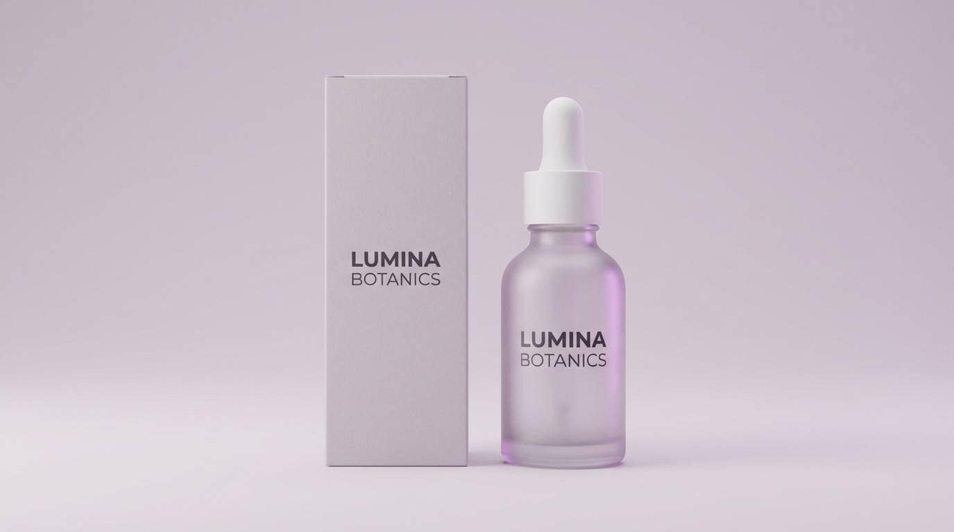 lavender beauty product ad