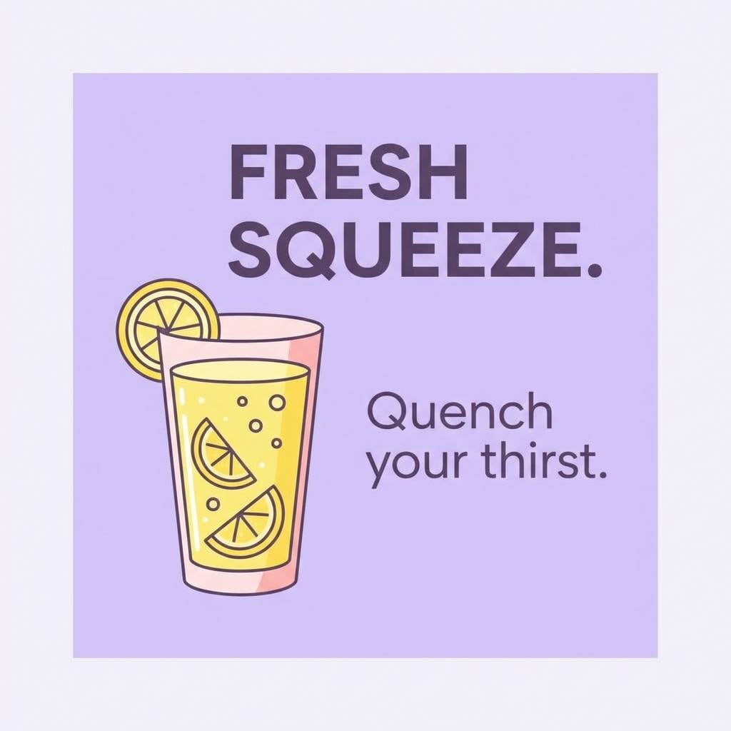 lavender lemonade social ad