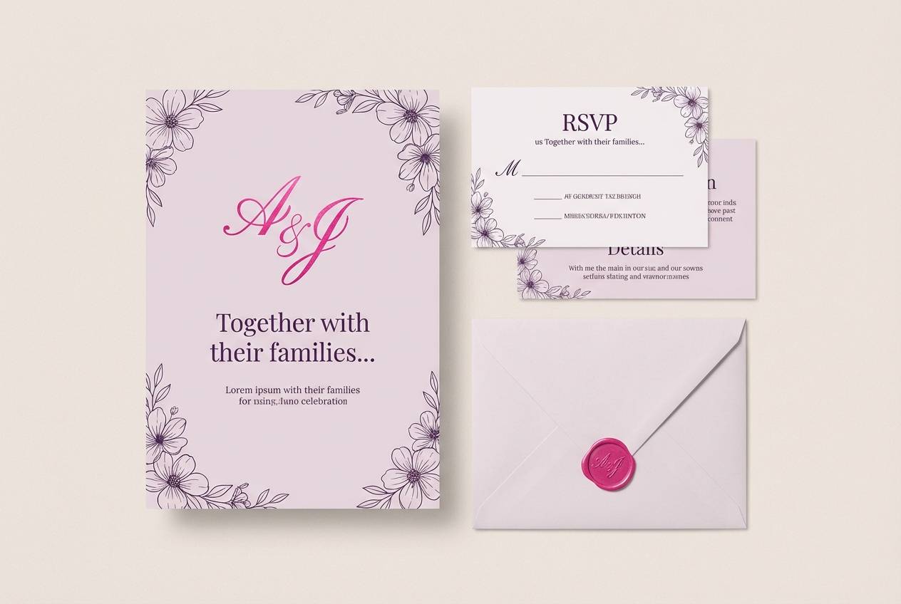 wedding invitation design