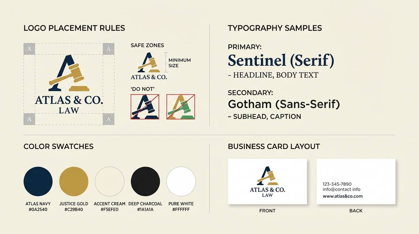 law firm brand guide