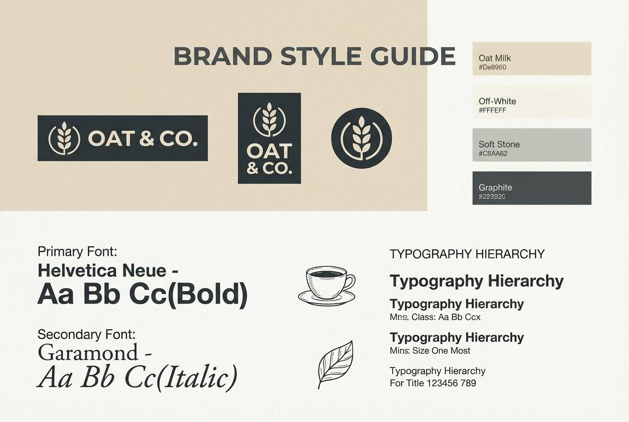 minimal brand style guide