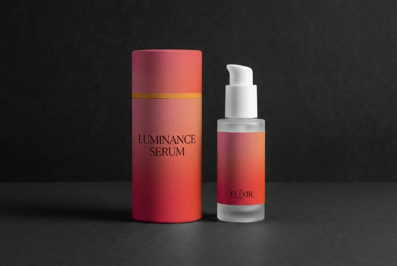 luxury beauty packaging shot