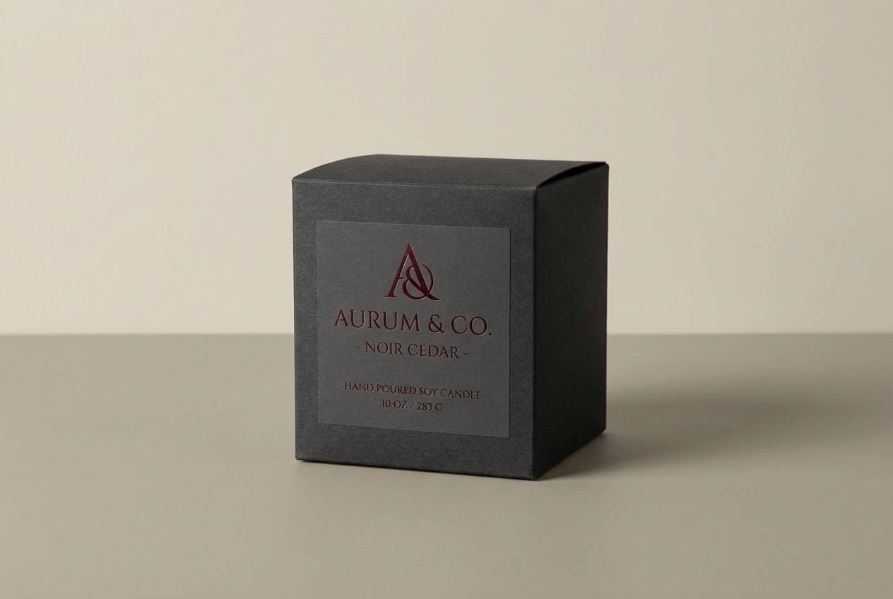 luxury candle packaging