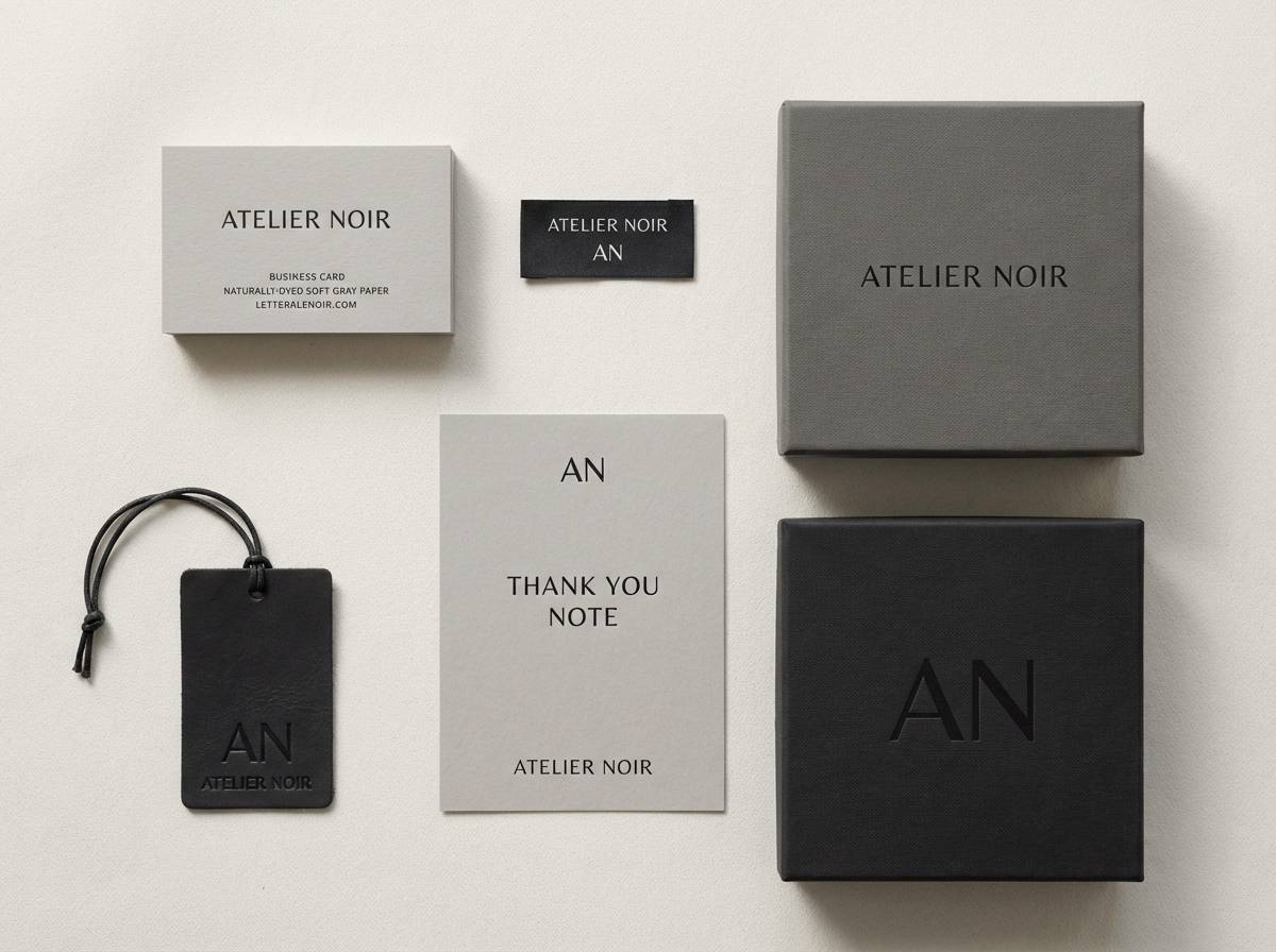 luxury fashion label design