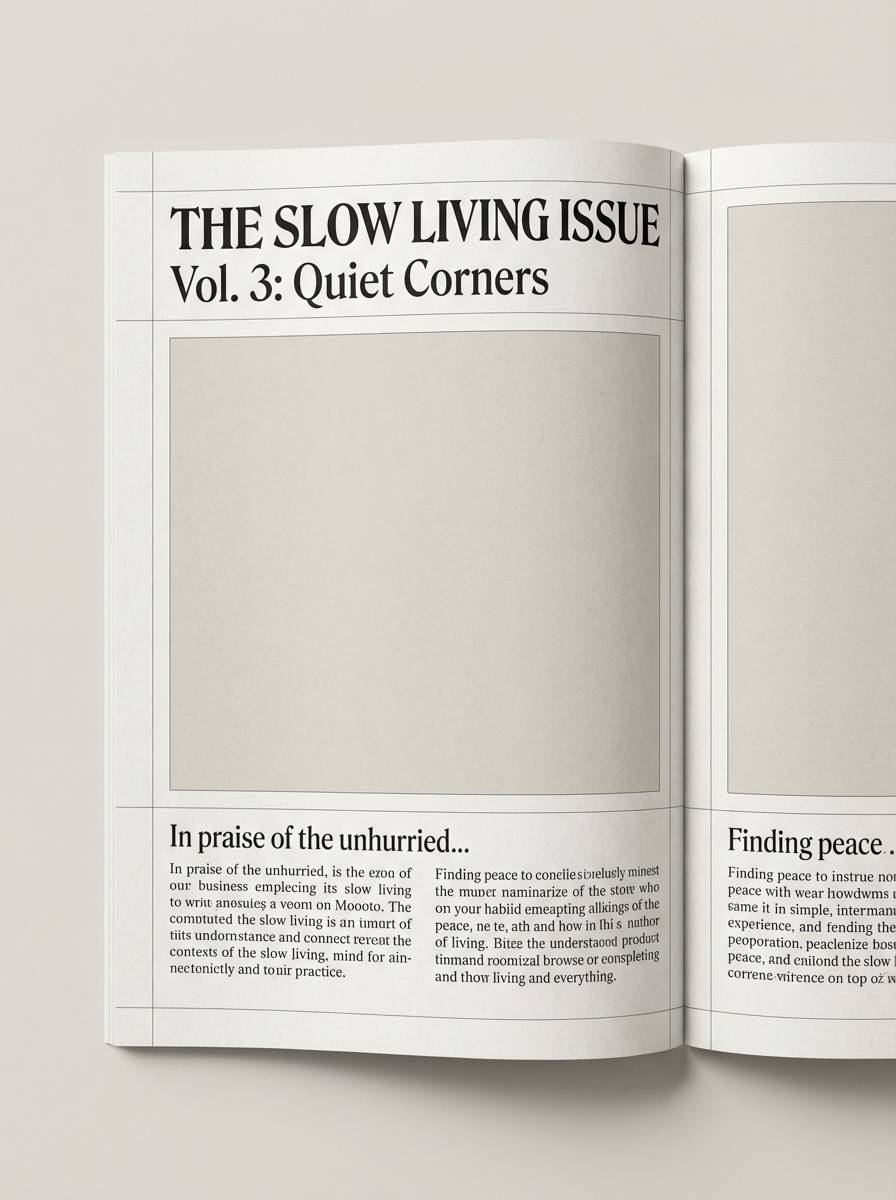 magazine spread mockup