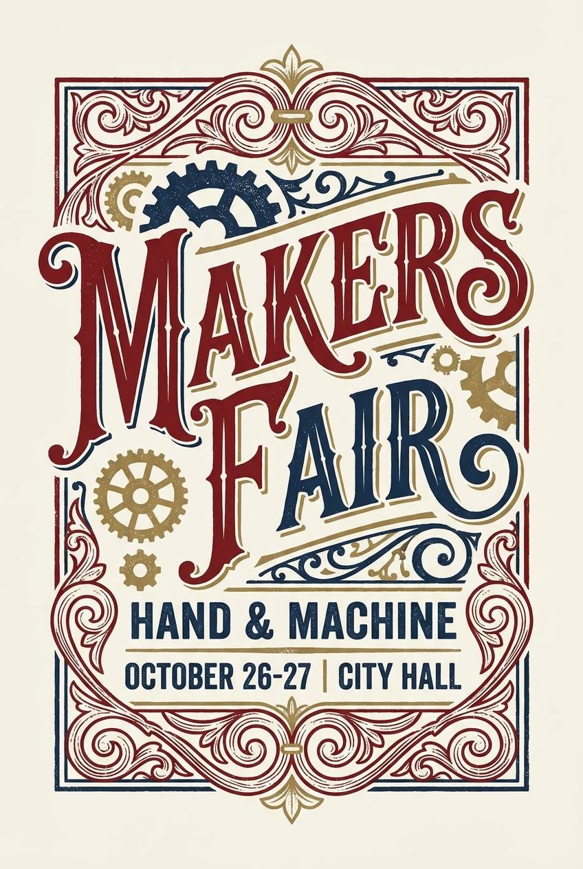 makers fair poster
