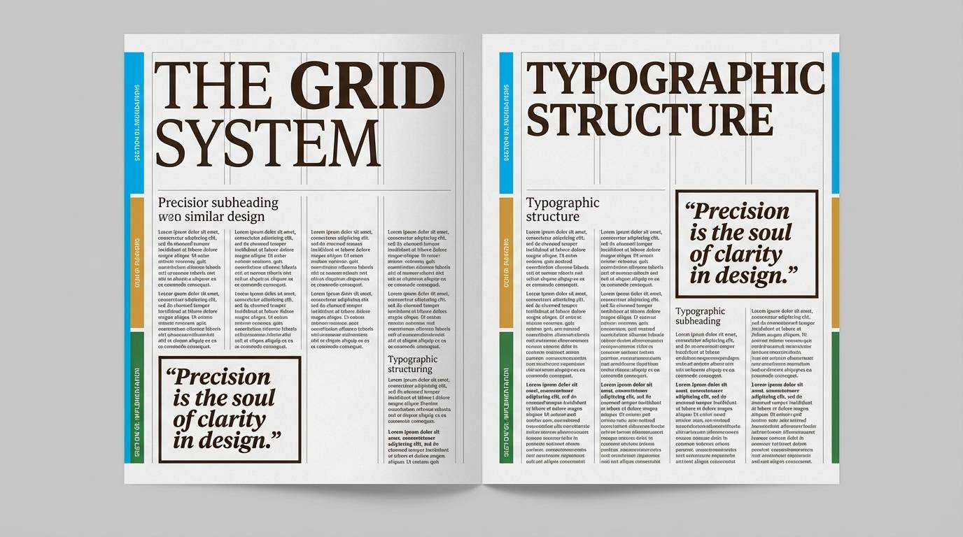 magazine spread layout