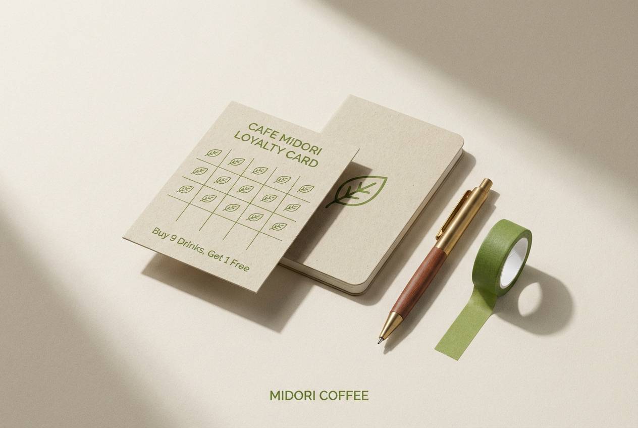 matcha cafe loyalty card