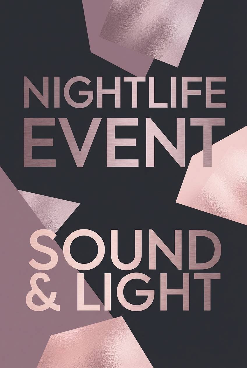mauve night event poster