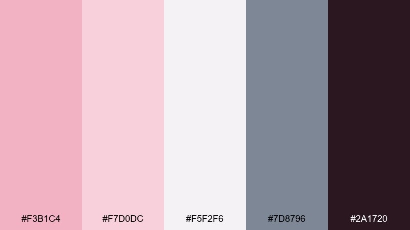 midnight festival color palette with hex codes