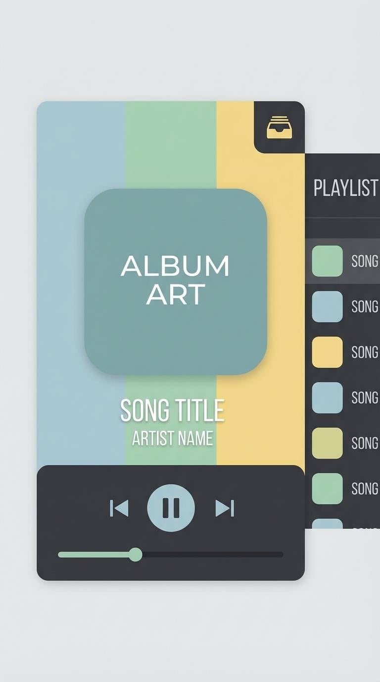 midnight haze music ui