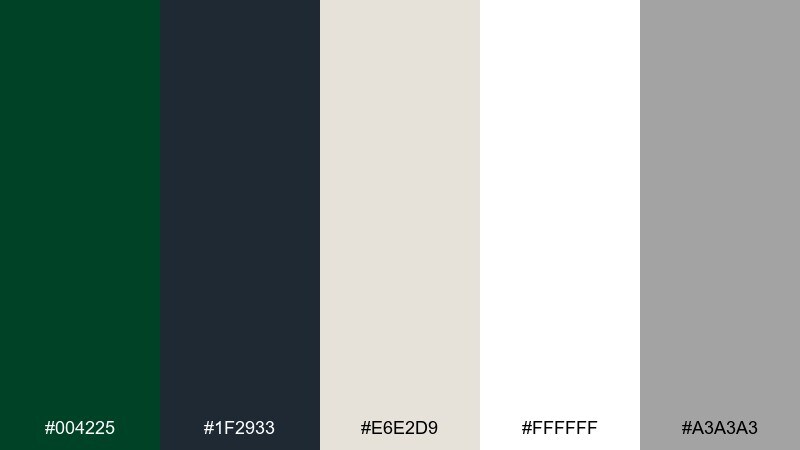minimal label color palette with hex codes