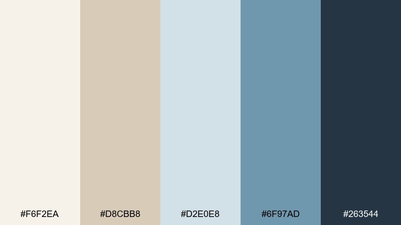 minimal museum color palette with hex codes