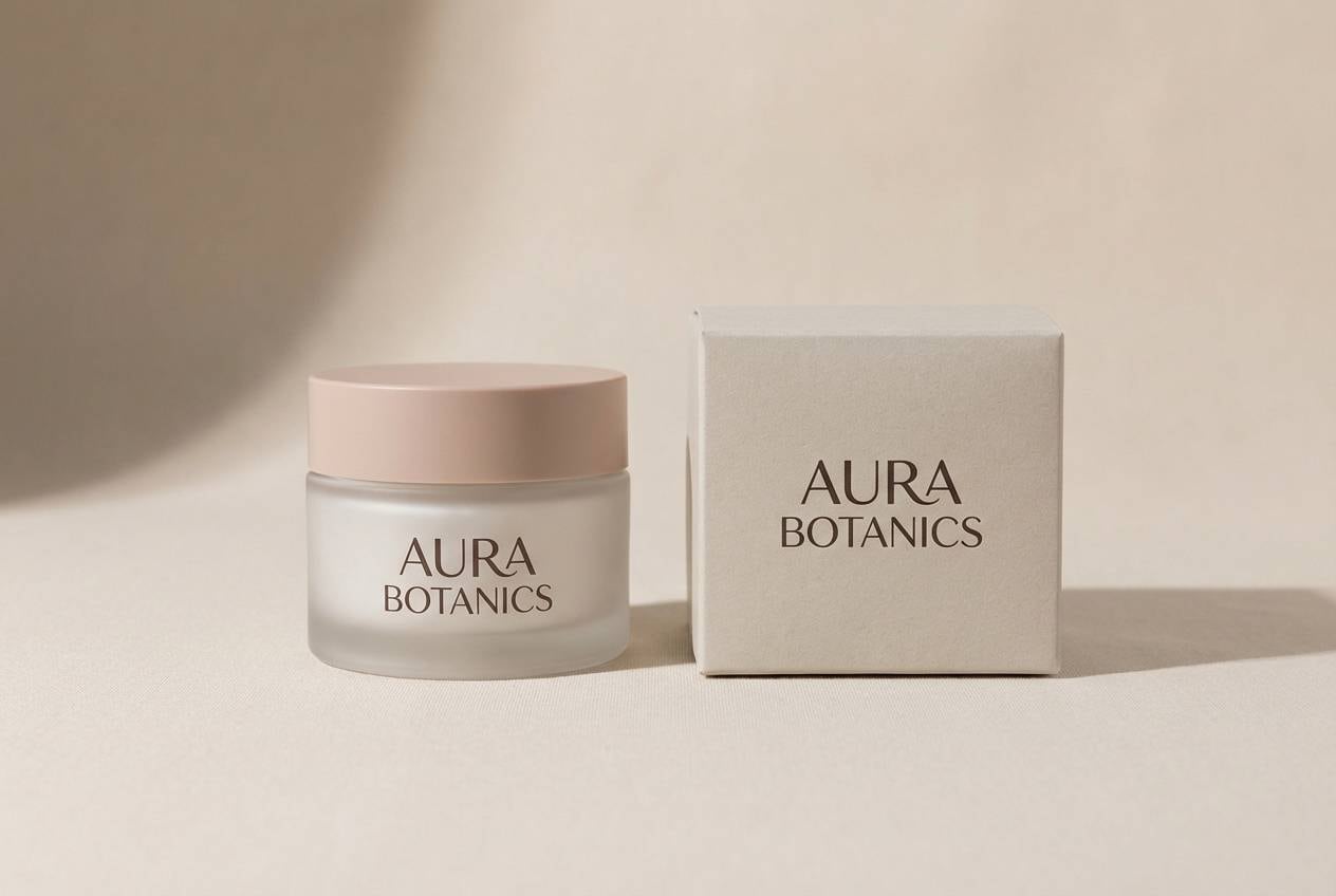 minimal skincare packaging