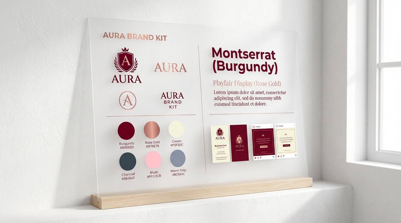 modern boutique brand kit
