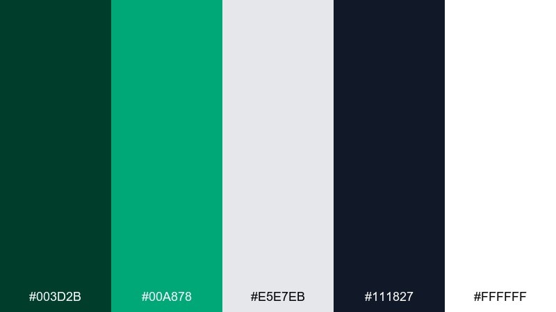 modern motorsport color palette with hex codes