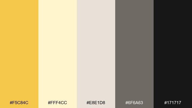 modern museum color palette with hex codes