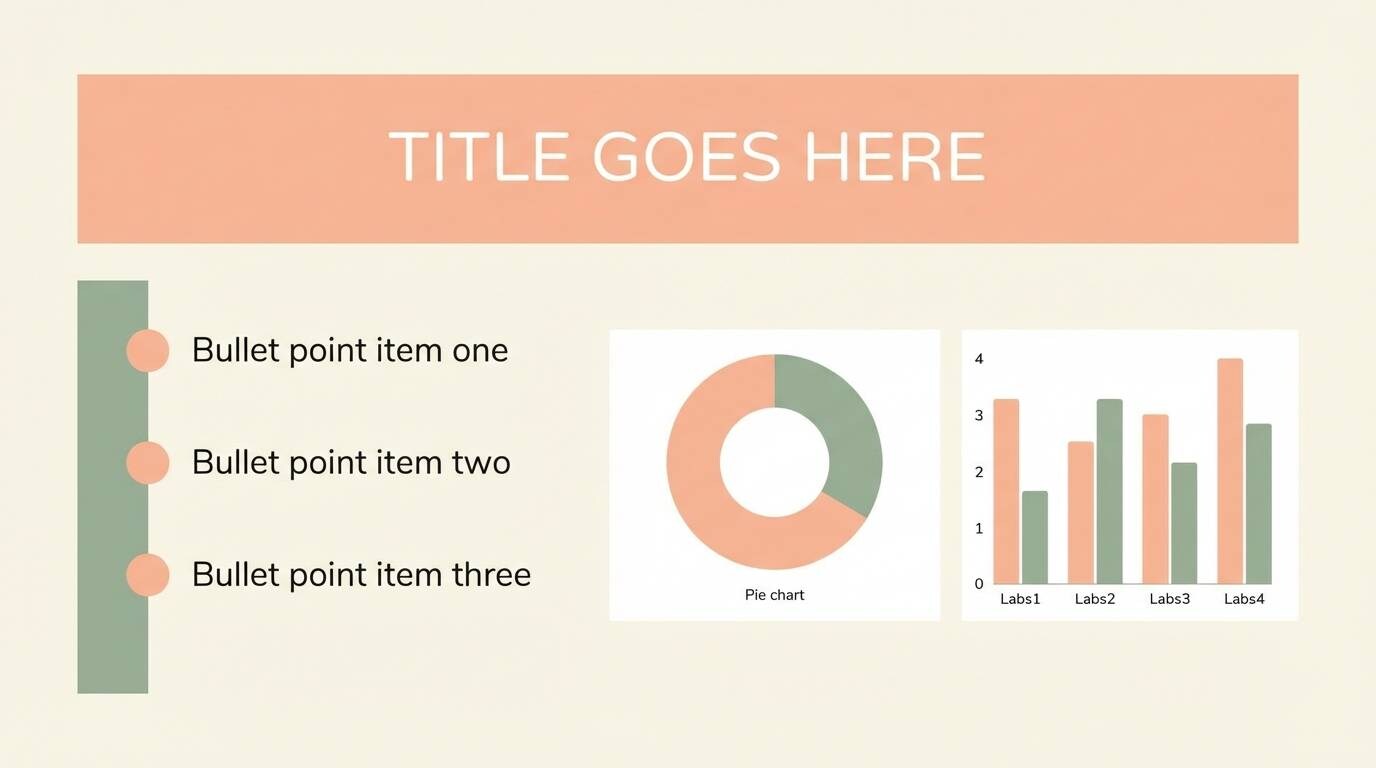modern slide template design