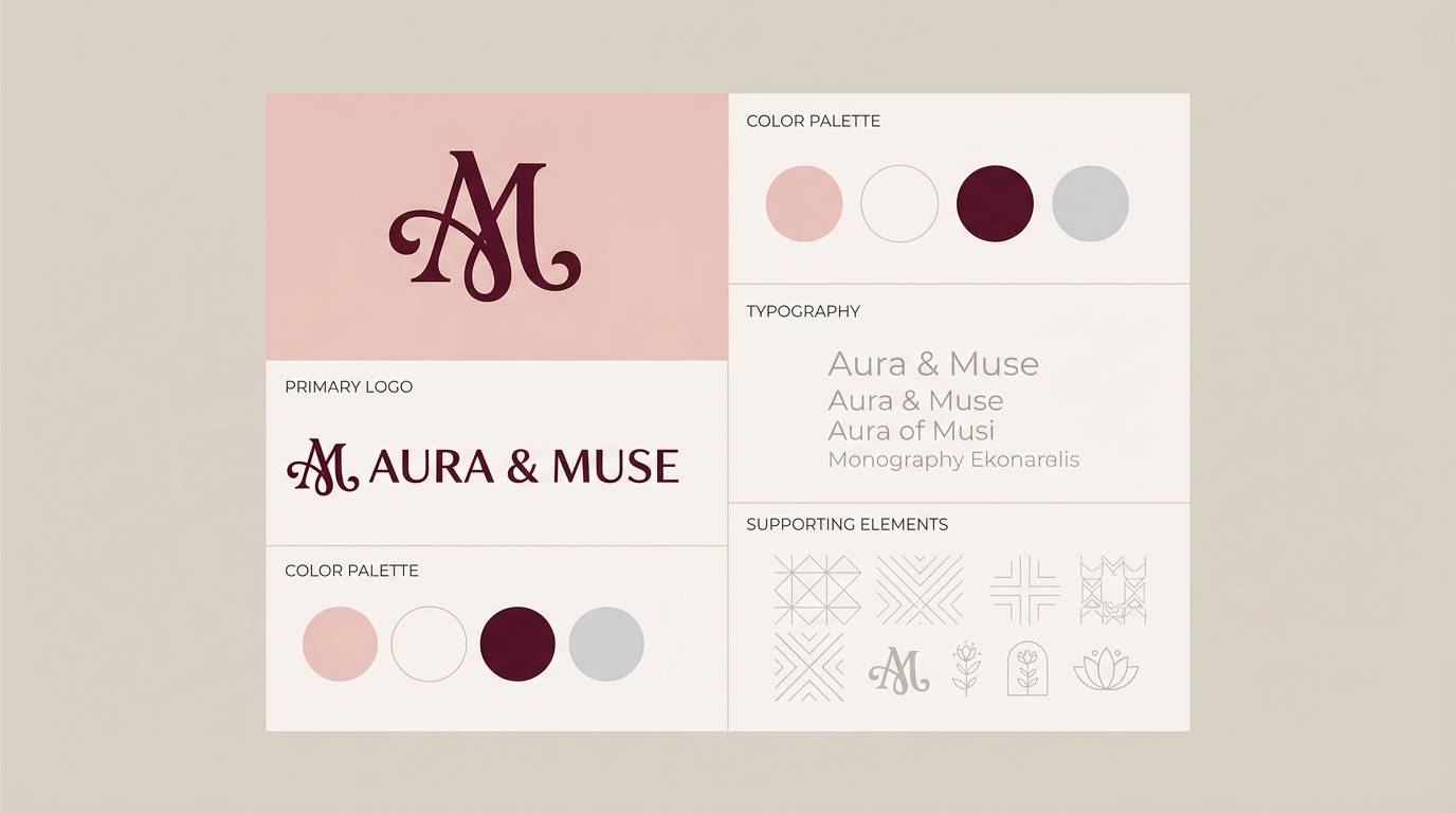 monogram brand board