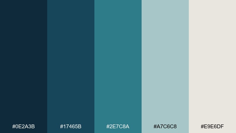 monsoon poster color palette with hex codes
