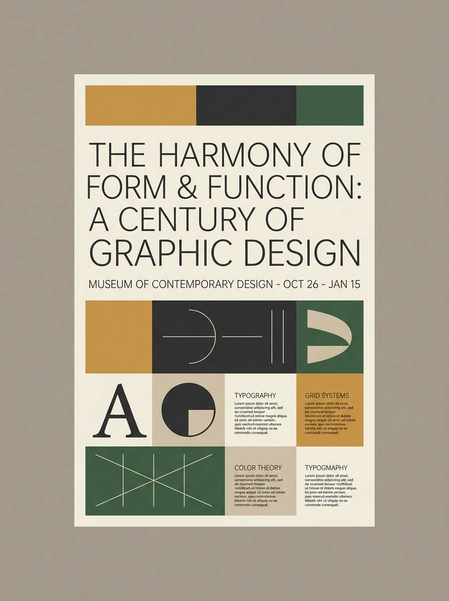 museum exhibit poster