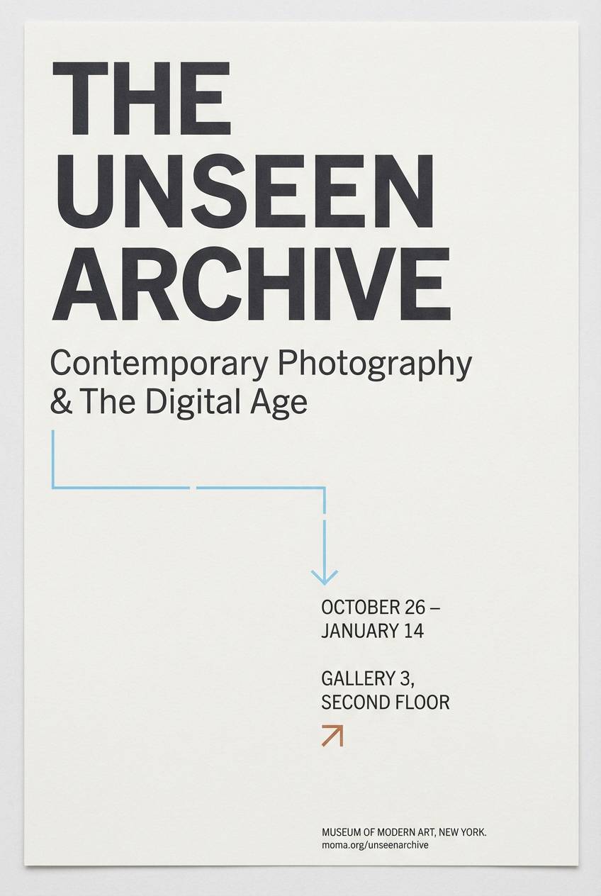museum exhibition poster