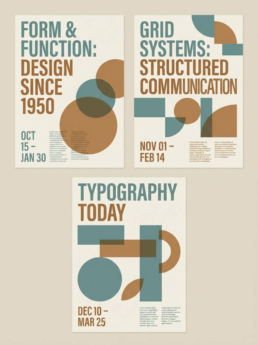 museum poster series