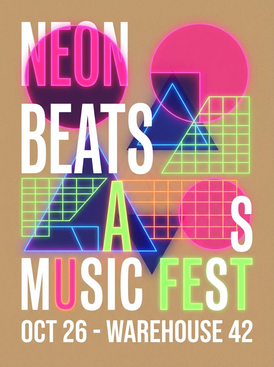 music event poster