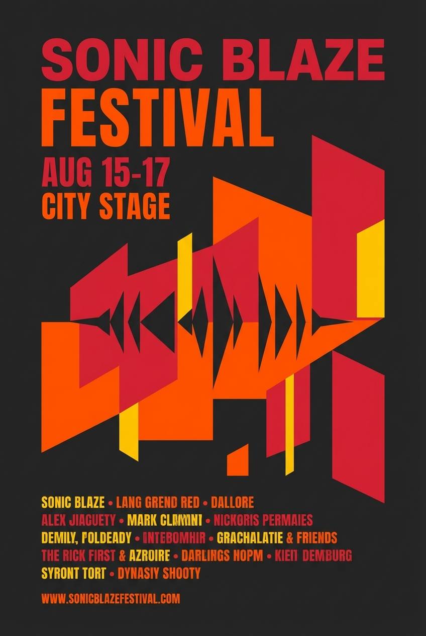 music festival poster