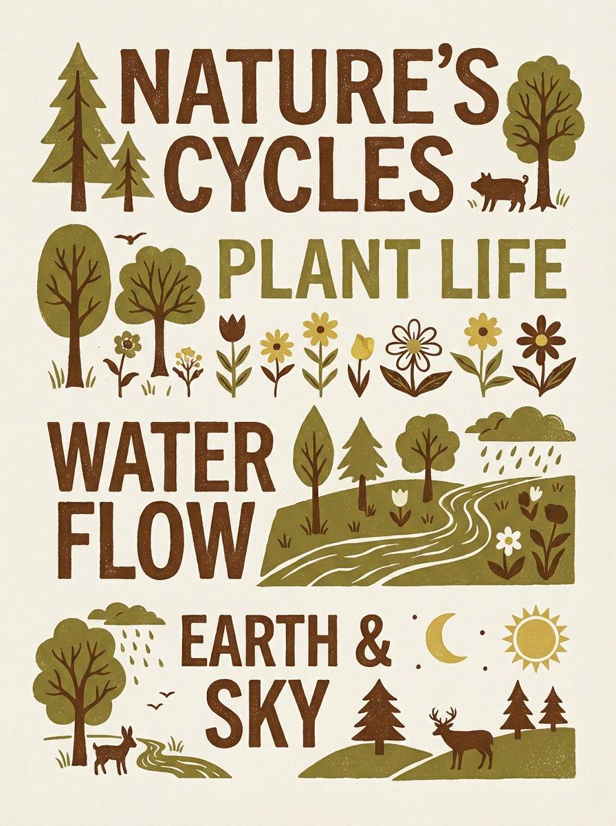 nature classroom poster