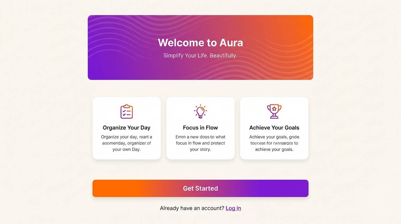 neon onboarding ui mockup