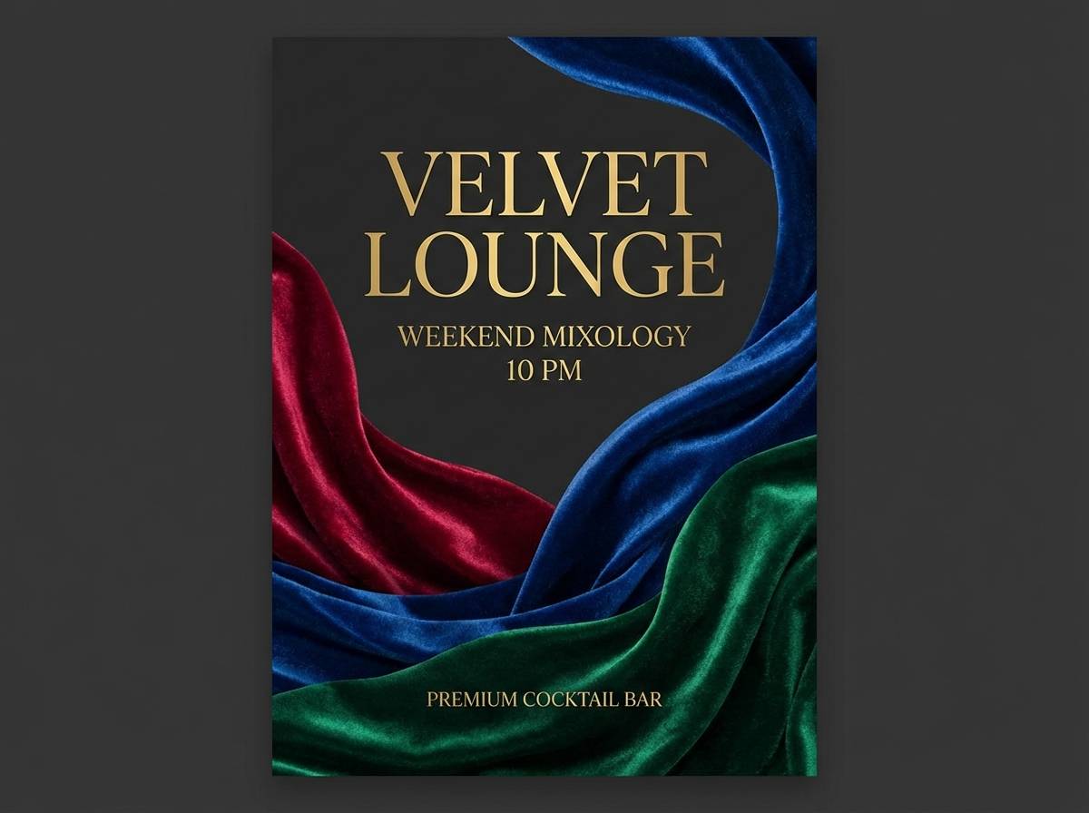 nightlife poster layout