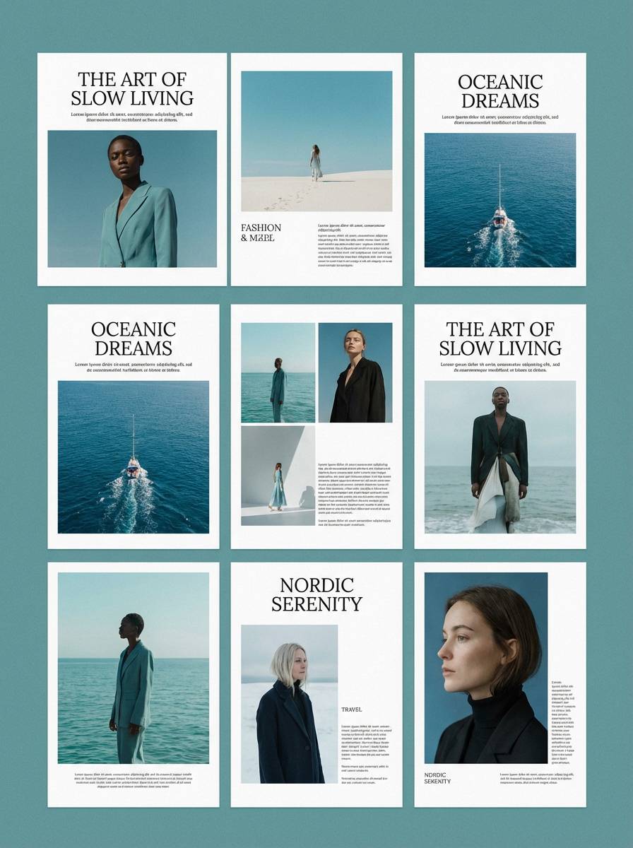 clean editorial layout