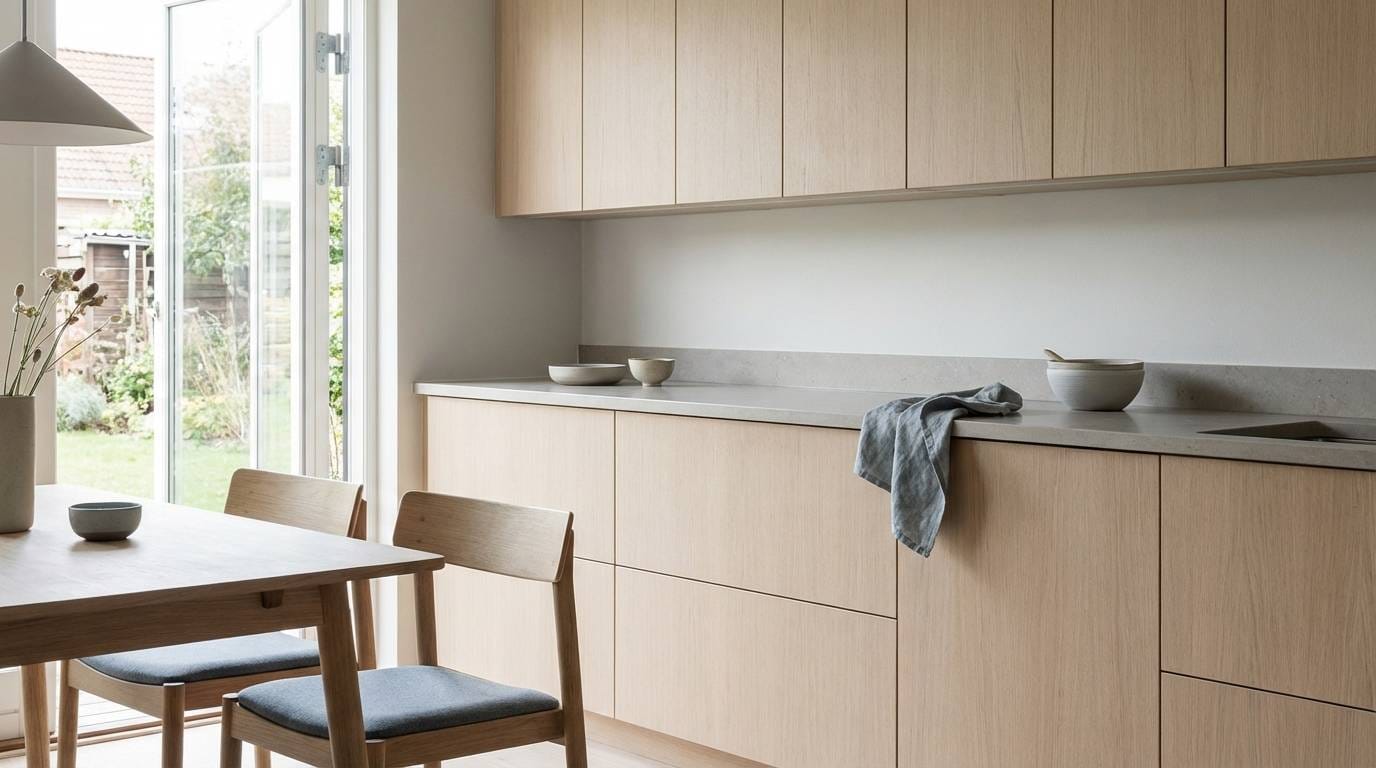 nordic slate minimal kitchen