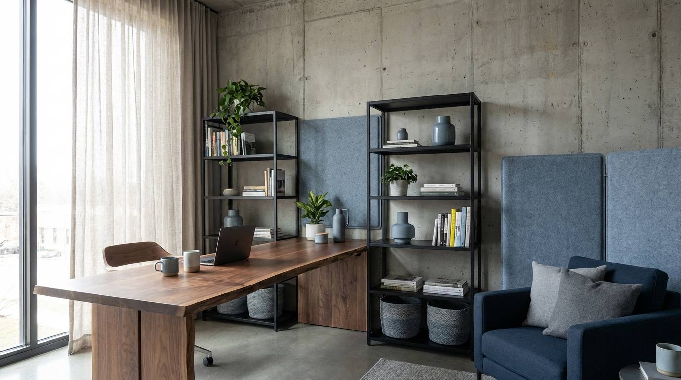 ocean concrete modern office