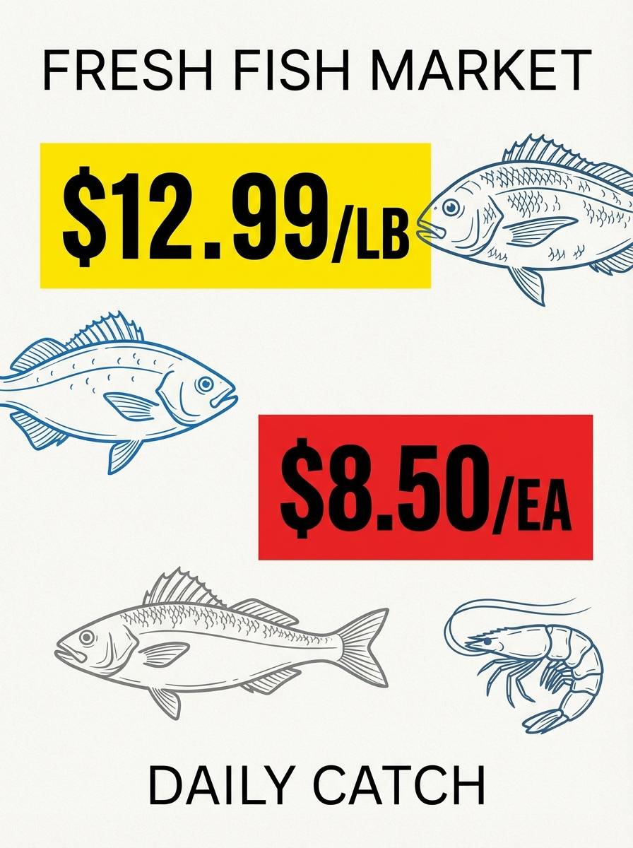 ocean market market poster