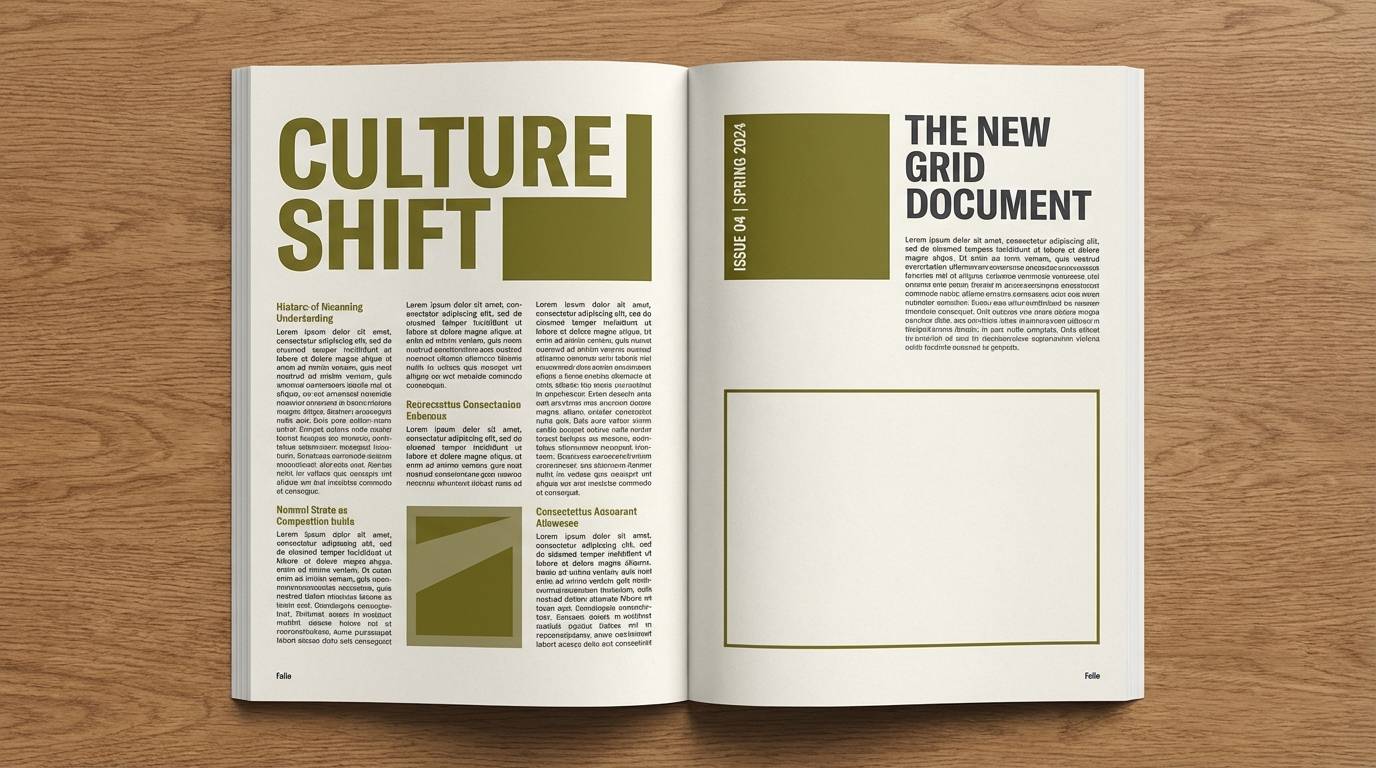 olive editorial magazine spread