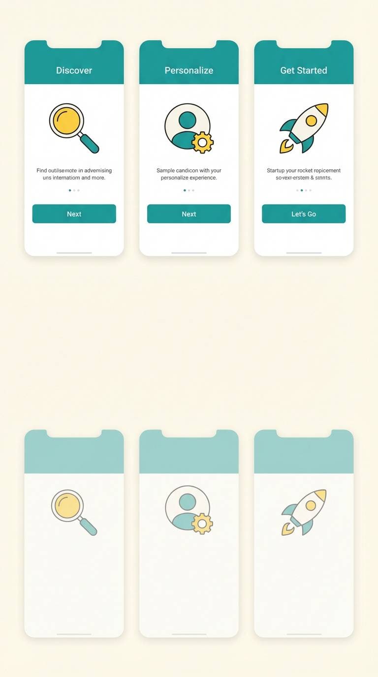 onboarding ui screens