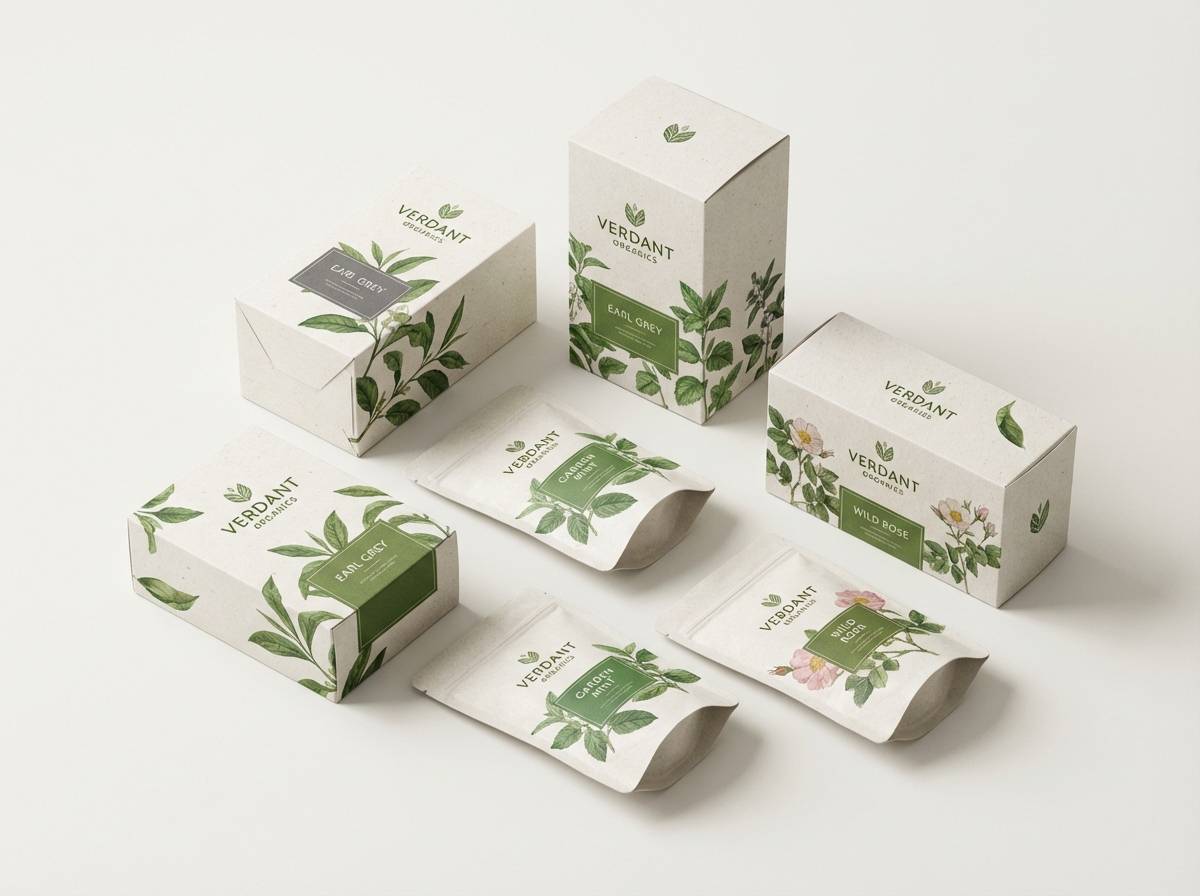 organic tea packaging