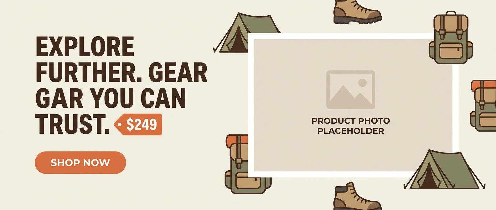 outdoor gear banner