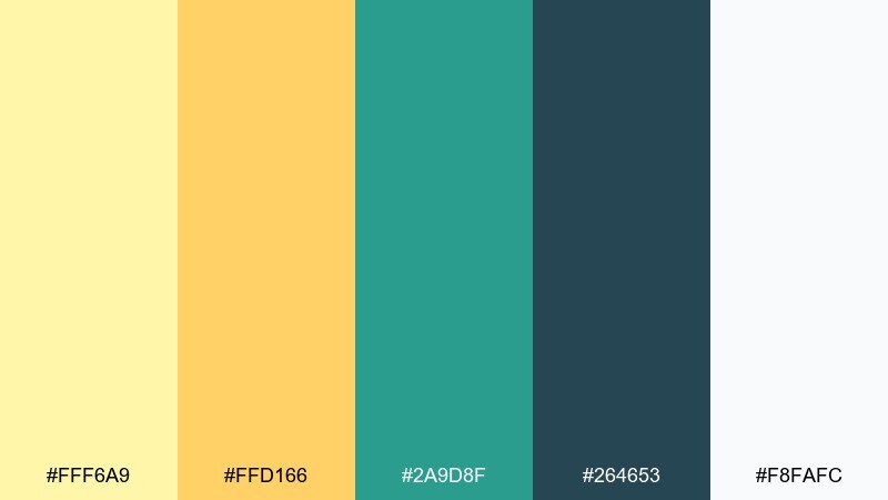 pale gold and pine color palette with hex codes